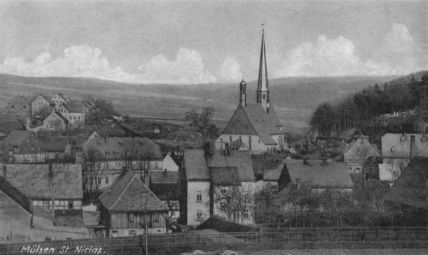 Mülsen St. Niclas um 1920